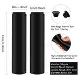 2pcs Bicycle Grips Cycling Bike Grips Silicone Super Soft Anti-slip Handlebar Grips MTB Mountain Road Bike
