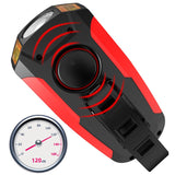 3 in 1 USB Bicycle Flashlight 5 LED Bicycle Computer/Horn Bike Front Light IPX4 Waterproof Headlight Odometer Bike Accessories