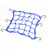 30X30cm Bike Net Cargo Net Latex Bungee Material Mesh 6 Hooks Rear Rack Luggage Hollow Holder Cargo Car Motorcycle For MTB