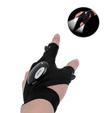 Cool Fingerless LED Flashlight Gloves