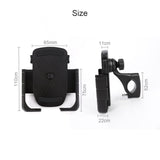 360 Rotation Adjustable Phone Mount Bracket Universal Bicycle Phone Holder Bike Handlebar Aluminium Stand Bicycle Accessories