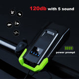 4000mAh Induction Bicycle Front Light USB Rechargeable Smart Headlight With FlashLight