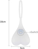 Cycling Balls Tail heart-shaped Creative Silicone Light