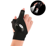 Cool Fingerless LED Flashlight Gloves