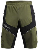 Men Mountain Loose-Fit Cycling MTB Shorts Plus Padded Underwear