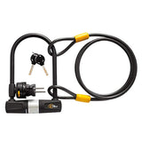 Bike U Lock with Cable
