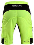 Men Mountain Loose-Fit Cycling MTB Shorts Plus Padded Underwear