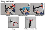 Bike Hanger Flip Up Garage Bicycle Bike Rack Storage System