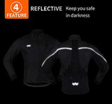 Cycling Jacket Windproof Waterproof Breathalbe 16H