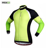 Men's Thermal Cycling Jersey MTB Bike Jacket Pants Windproof