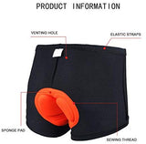 Men Mountain Loose-Fit Cycling MTB Shorts Plus Padded Underwear