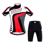 Short Sleeve Cycling Jersey Padded Quick Dry