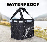 Bicycle Basket Bike Front Basket Folding Detachable Cycling Bag
