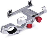 Bike Phone Holder, Aluminum Alloy Bicycle & Motorcycle Phone Holder