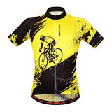 Short Sleeve Cycling Jersey Padded Quick Dry