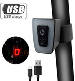 Bike Taillight -Rechargeable 5 Light Modes Bike Accessories-Easy Mount