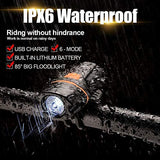 Bike Lights, Super Bright Bike Front Light 1200 Lumen