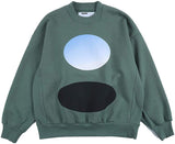Sweatshirts Graphic Letter Print Sports Hoodie Green