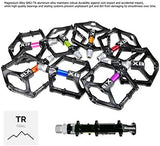 Lightweight Magnesium Alloy Mountain Bike MTB Pedal Platform Cycling Flat BMX Pedals 1031