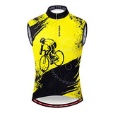 Cycling Sleeveless Jersey Biking Racing  Rear Pockets