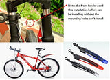 Mountain Bike Bicycle Cycling Front/Rear Mud Guards Mudguard Fenders Set