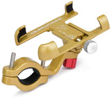Bike Phone Holder, Aluminum Alloy Bicycle & Motorcycle Phone Holder
