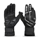 Cycling Gloves for Men Windproof Reflective Thermal Gel Pads
