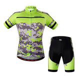 Short Sleeve Cycling Jersey Padded Quick Dry