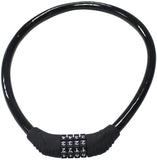 Security Bike Lock 4 Digit Resettable Combination Cable Lock for Bicycle