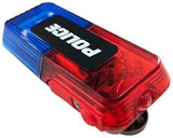Police LED flashing warning shoulder light safety clip lamp with flashlight