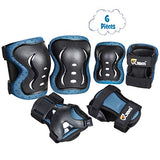 Knee and Elbow Pads with Wrist Guards Protective Gear Set