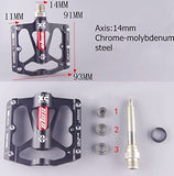MTB Road Bike Bicycle Ultra-light 9/16'' Triple Bearing Aluminum Platform Pedals