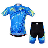 Short Sleeve Cycling Jersey Padded Quick Dry