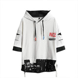 Men's Hoodies Hip Hop Patchwork Sweater