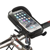 Bicycle Frame Front Tube Beam Bag Transparent 600D Cycling Pannier