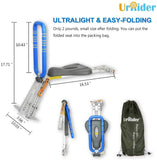 Child Bike Seat, Portable, Foldable & Ultralight Front Mount Baby Kids' Bicycle Carrier