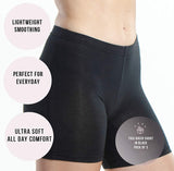 3-Pack Black Bike Shorts | Cotton Spandex Stretch Boyshorts