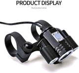 Aluminum Alloy Front Bike Light,Rechargeable Cycling Headlight