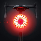 Bike Rear Light, Smart Brake Bike Tail Light USB Rechargeable