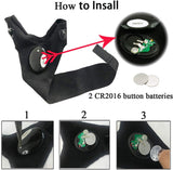 Cool Fingerless LED Flashlight Gloves