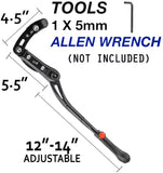 Bicycle Kickstand Adjustable fits 24"-28"