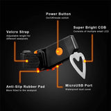 Bike Tail light - USB Rechargeable Bike Bicycle Tail Warning Light