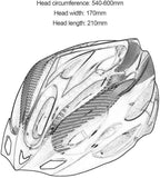 Bike Helmet Bicycle Riding Protective Helmet Integrated Molding Outdoor Sports Equipment Outer Shell with Impact-Absorbing Foam New