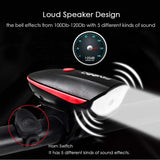 Bike Light Front Bicycle Horn Set
