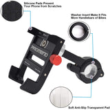 Bike Phone Mount Holder for Bicycle Motorcycle, Adjustable iPhone Mount Holder