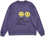 Sweatshirt Hip Pop Crew Neck Pullover Hoodie