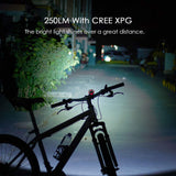 Bike Light Front Bicycle Horn Set
