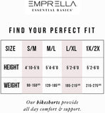 3-Pack Black Bike Shorts | Cotton Spandex Stretch Boyshorts