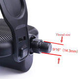 Beyoung Stationary Bike Pedals - 1 Pair 9/16" Recumbent