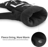 Cycling Gloves for Men Windproof Reflective Thermal Gel Pads